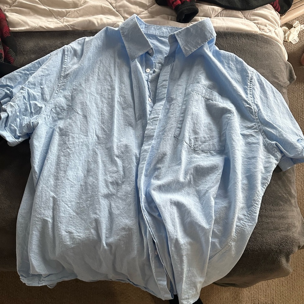 Baby Blue Collar Shirt